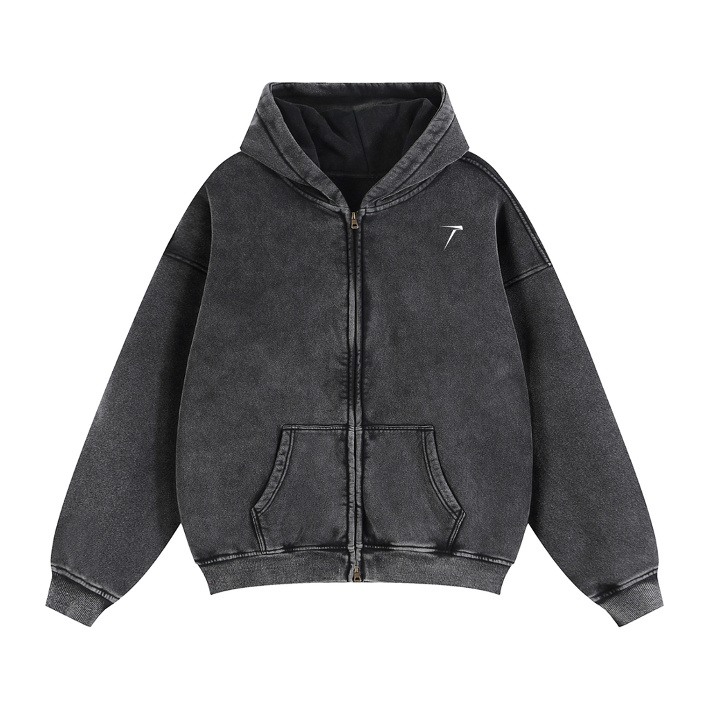 TBL Boxy Fleece Zip-Up Hoodie/Jacket
