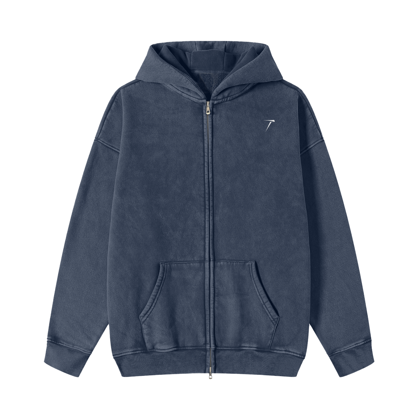 TBL Snow-Washed Zip-Up Jacket