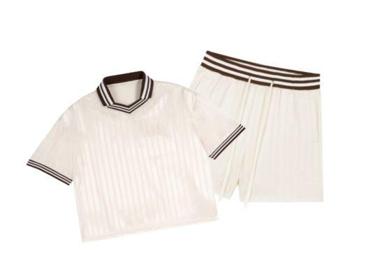 TBL Contrasted Striped Polo and Shorts Bundle