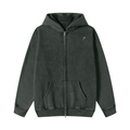 TBL Snow-Washed Zip-Up Jacket