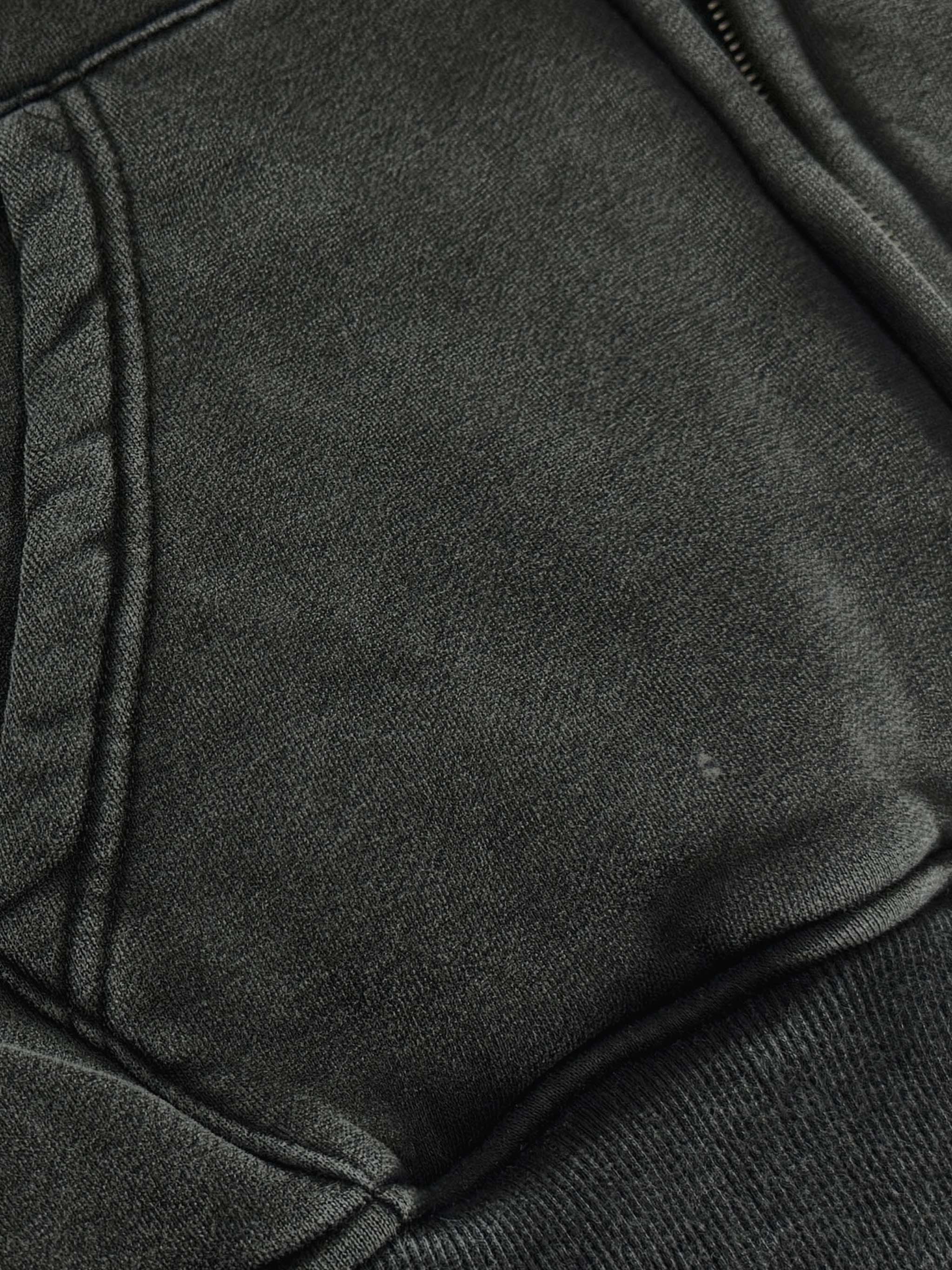 TBL Snow-Washed Zip-Up Jacket