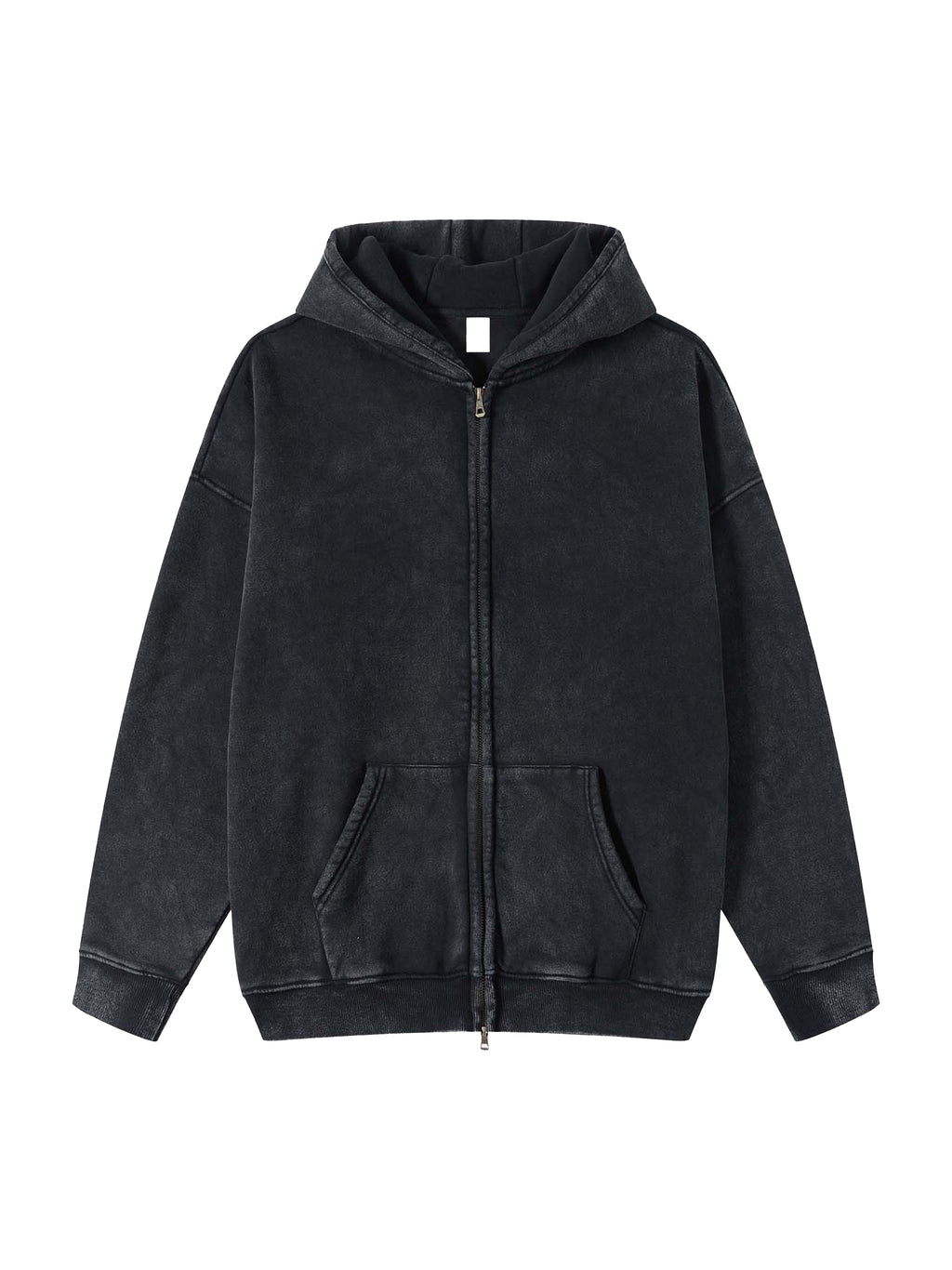TBL Snow-Washed Zip-Up Jacket