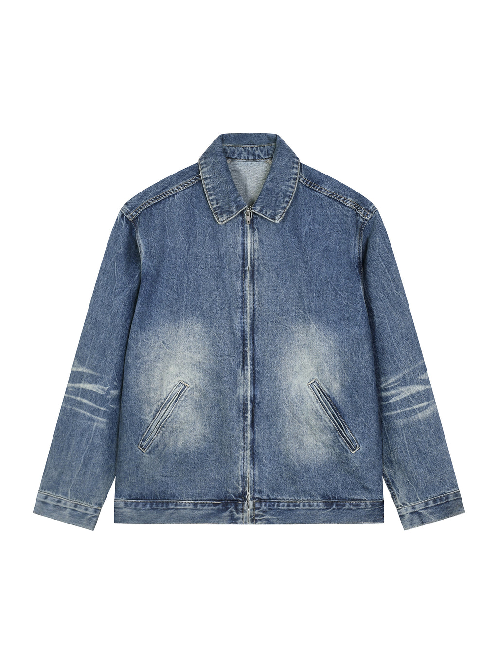 TBL Zip Up Denim Jacket