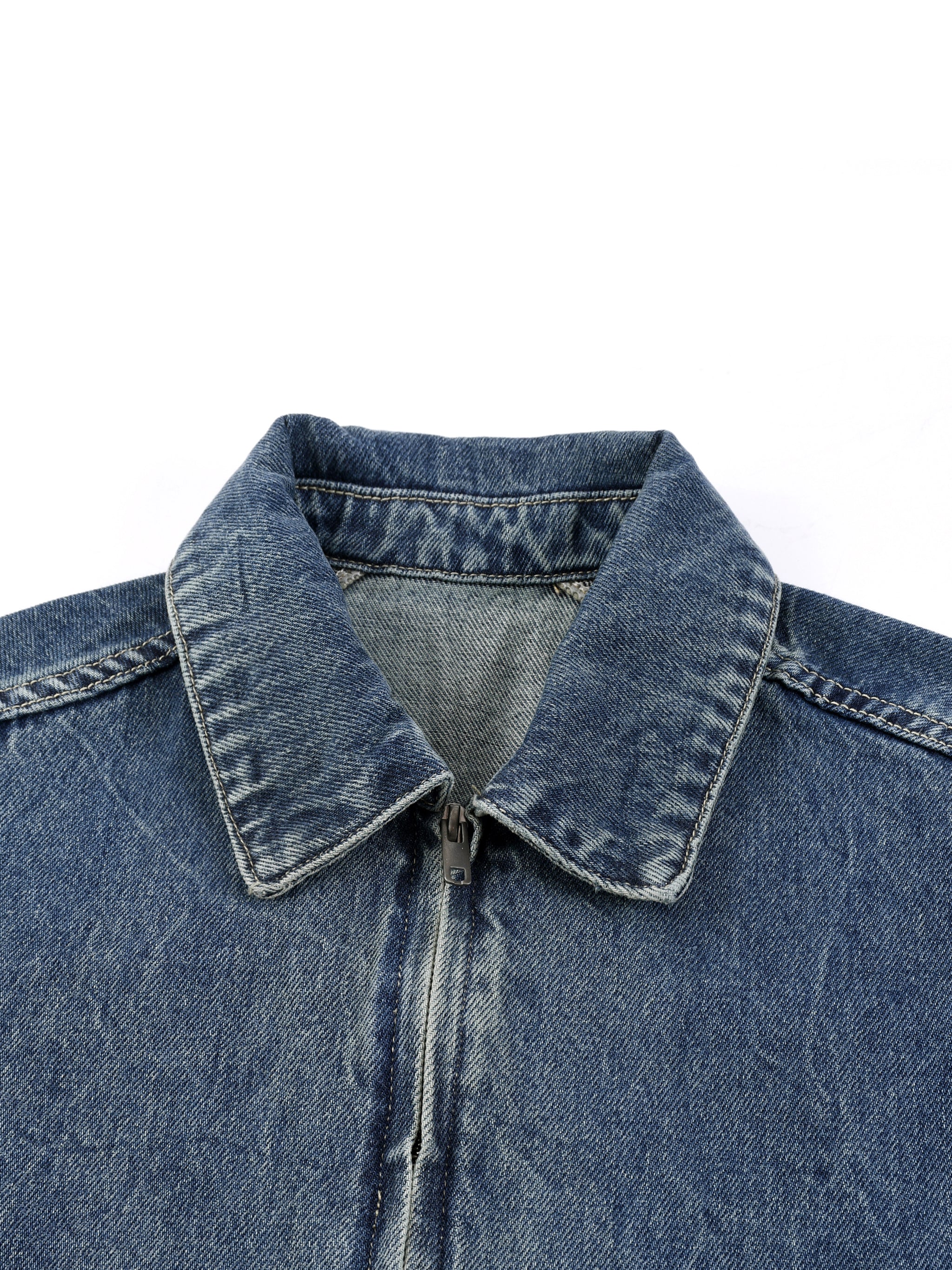 TBL Zip Up Denim Jacket